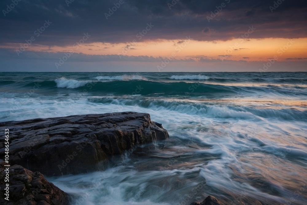 A aesthetically pleasing image of the sea A aesthetically pleasing image of the sea