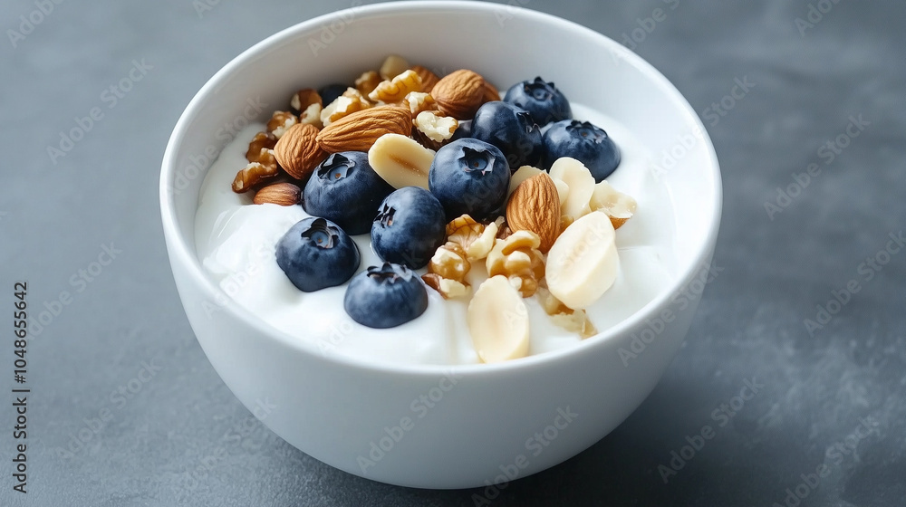 Healthy Breakfast Bowl with Fresh Berries and Seeds Healthy Breakfast Bowl with Fresh Berries and Seeds