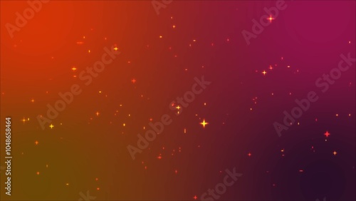 Magic rain of sparkling glittery star lines. Seamless loop Realistic stars glowing abstract motion background shining particles.