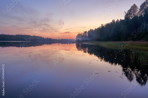 Wallpaper Mural sunrise over the river Torontodigital.ca