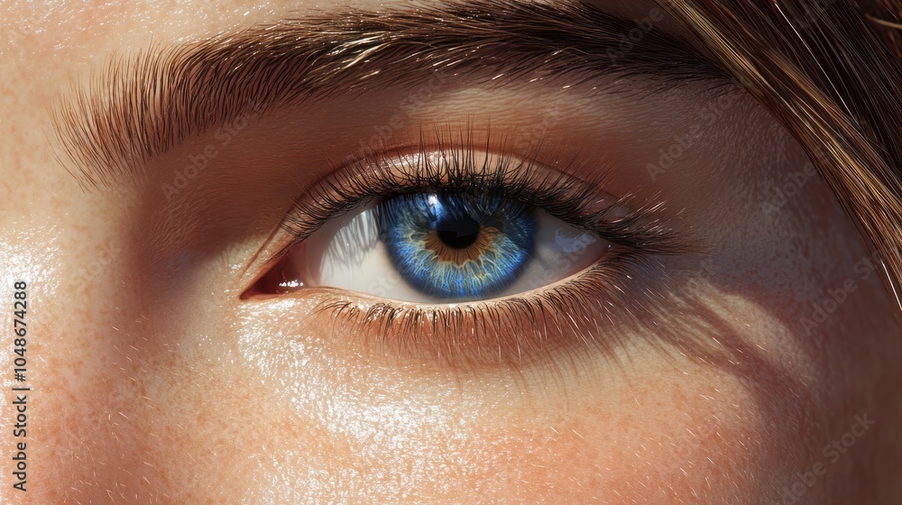 Obraz premium Female digital eye