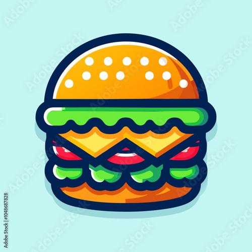 burger and hamburger