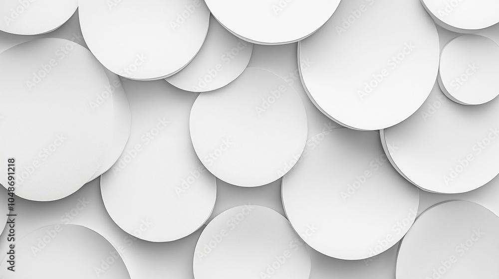 white, overlapping circles creating an abstract mosaic white, overlapping circles creating an abstract mosaic