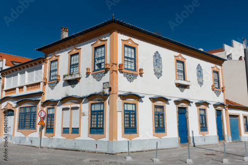View of the tourist city of Aveiro. Central Region, Portugal.