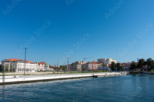 View of the tourist city of Aveiro. Central Region, Portugal.