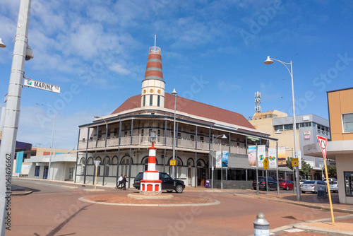 Geraldton, Western Australia. Australian seaside town with historic buildings and beautiful clean beaches