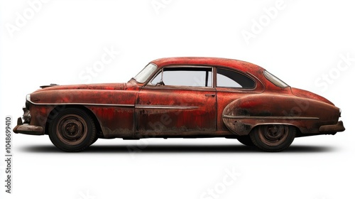PNG Vintage car vehicle transportation automobile.