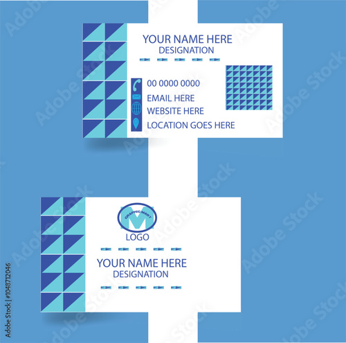 Business card template Simple standard Exclusive
