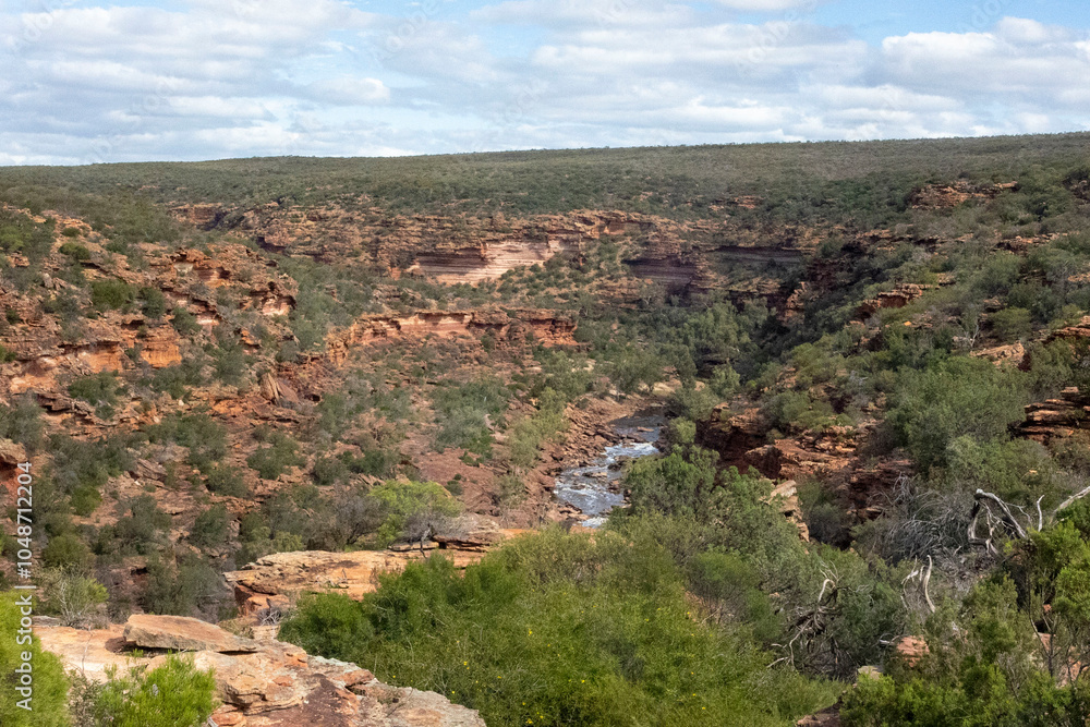 Kalbarri National Park, Western Australia. Gorges, River, Z-Bend, Natures Windows and Skywalks Kalbarri National Park, Western Australia. Gorges, River, Z-Bend, Natures Windows and Skywalks