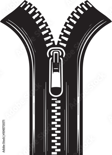 zipper vector illustration