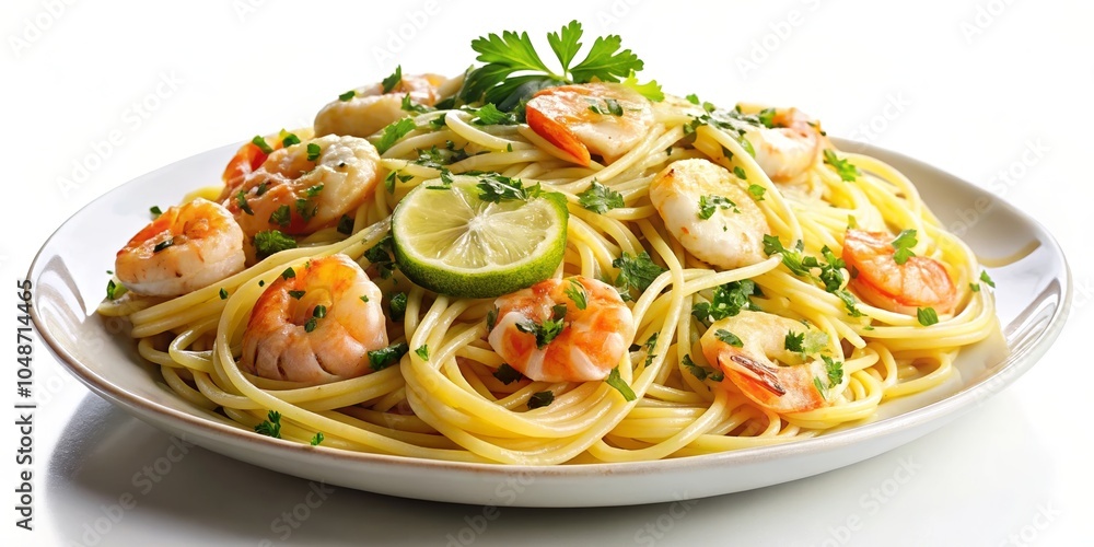 Shrimp Scampi with Linguine and Fresh Herbs Shrimp Scampi with Linguine and Fresh Herbs