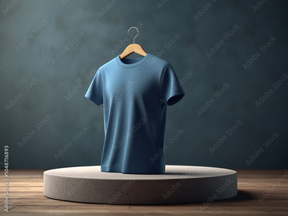 3D T-Shirt Stand Display with Professional Backdrop 3D T-Shirt Stand Display with Professional Backdrop