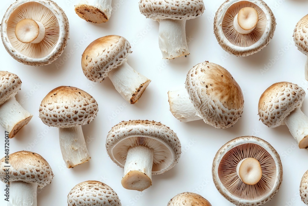 A Collection of Freshly Harvested Mushrooms A Collection of Freshly Harvested Mushrooms