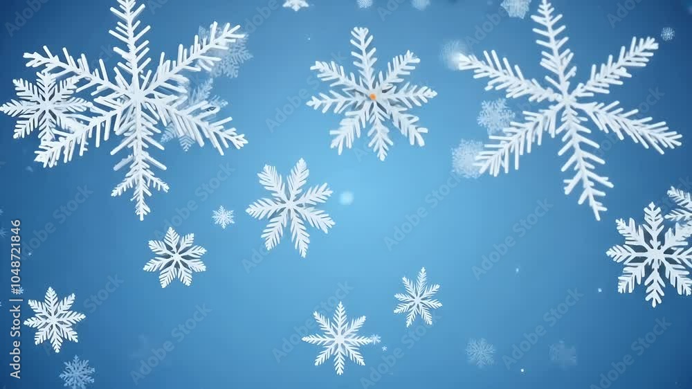 beauty falling snow snowflakes blue background 4K motion graphics snowfall overlay creates serene winter effect capturing gentle seamless loop particle snowflake flying night abstract beauty falling snow snowflakes blue background 4K motion graphics snowfall overlay creates serene winter effect capturing gentle seamless loop particle snowflake flying night abstract