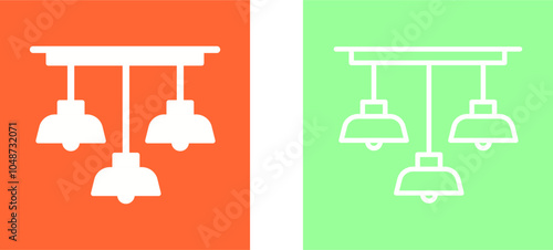 Overhead Light Vector Icon