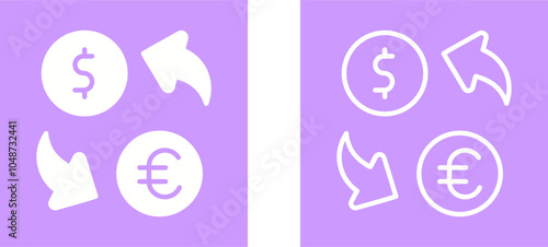 Currency Exchange Vector Icon