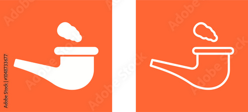 Smoke Pipe Vector Icon
