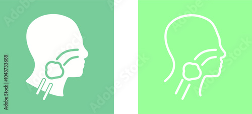 Throat Cancer Vector Icon