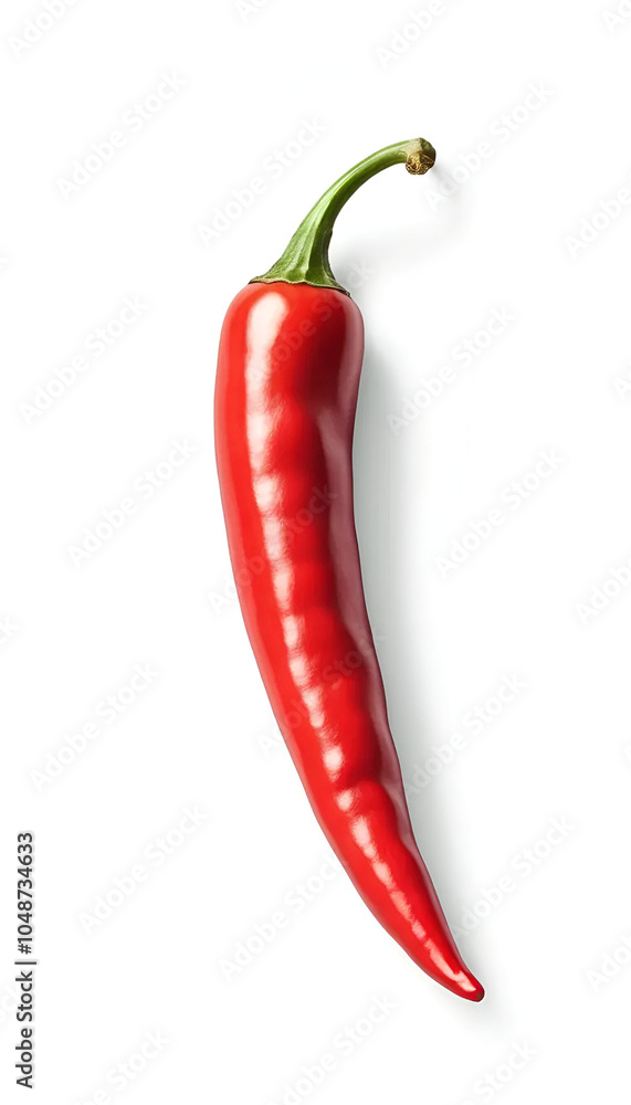 red hot chili isolated on white background red hot chili isolated on white background