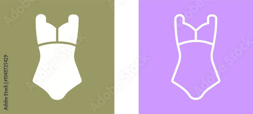 Swim Suit Vector Icon