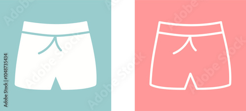 Swim Suit Vector Icon