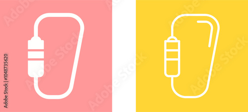 Carabiner Vector Icon