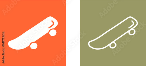 Skateboard Vector Icon