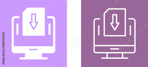 Down Vector Icon