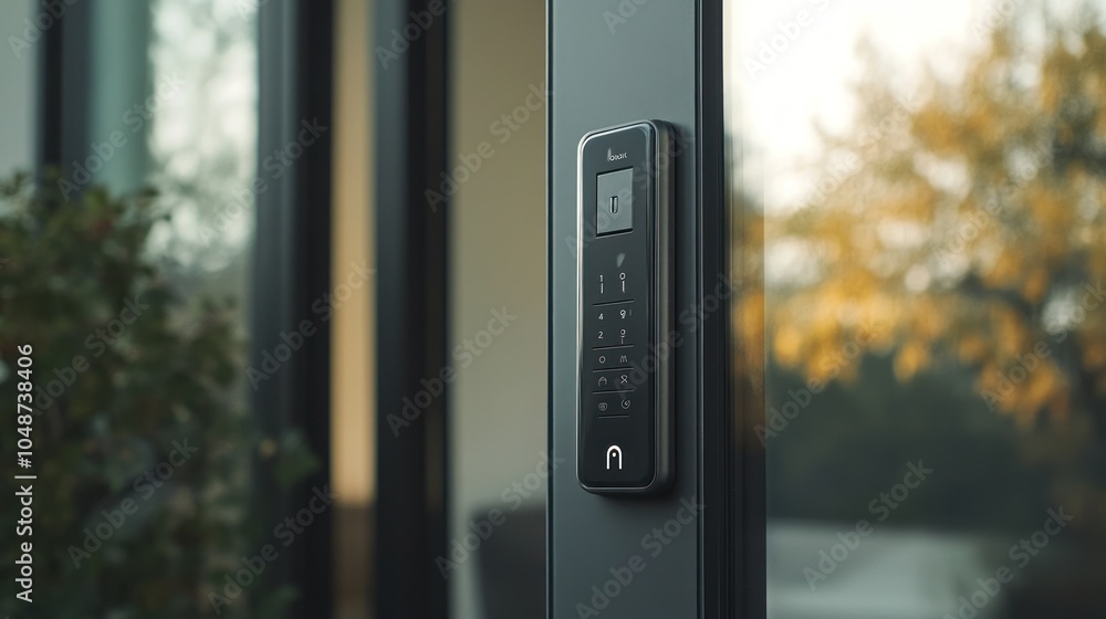 Biometric touchpad door lock with a seamless design, ensuring quick and secure entry for any door. Biometric touchpad door lock with a seamless design, ensuring quick and secure entry for any door.