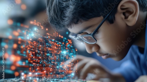 Students Engaged in Learning at Indian Institute