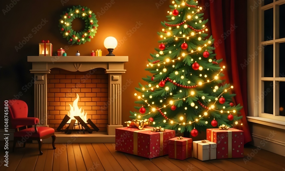 Christmas trees. Christmas trees.
