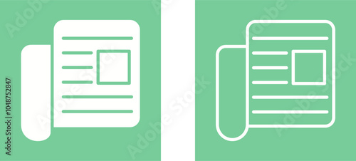 Newspaper Vector Icon