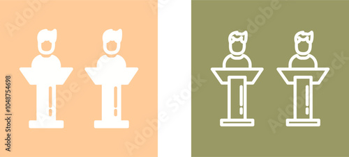 Debate Vector Icon