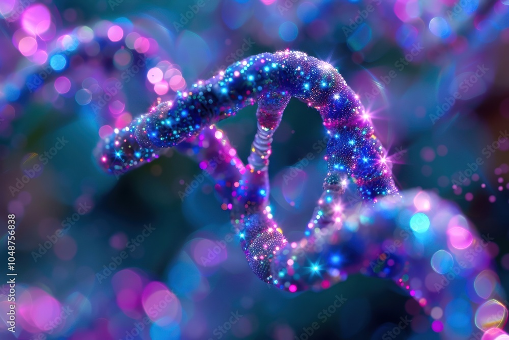 Mutation in DNA: A close-up of DNA strands showing a mutation, with one base pair altered to illustrate genetic variation. Mutation in DNA: A close-up of DNA strands showing a mutation, with one base pair altered to illustrate genetic variation.