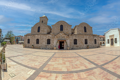 The Church of Saint Lazarus, a Restored Byzantine church from late-9th century. Greek Orthodox Church where is the Tomb of Saint Lazarus with one gold-plated casket., Larnaca, Cyprus