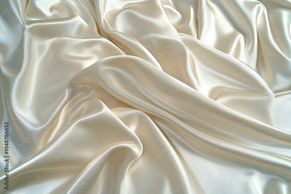Soft White Satin Fabric for Elegant Textiles Soft White Satin Fabric for Elegant Textiles