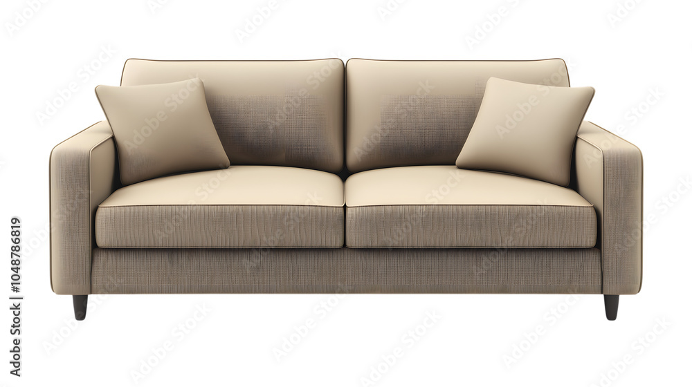 Sofa on transparent background, isolated on white background Sofa on transparent background, isolated on white background