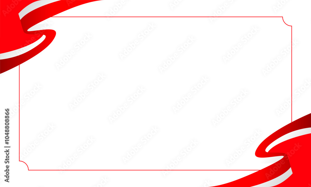 Obraz premium background of the red and white Indonesian flag