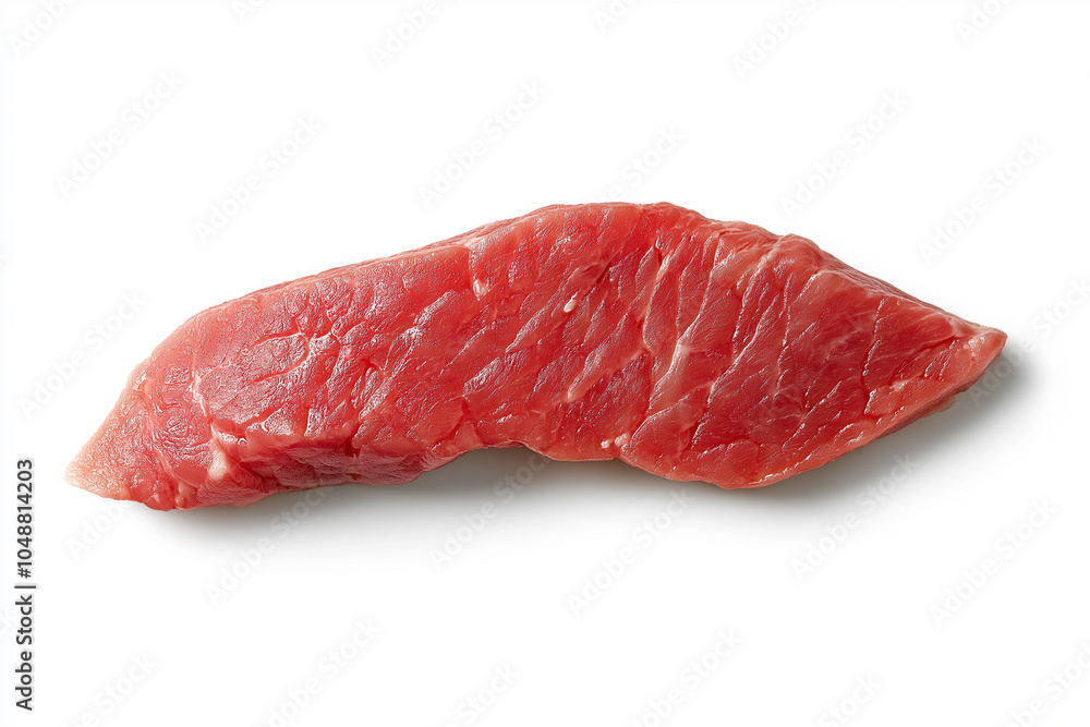 Fresh cut beef steak showcasing vibrant red color and marbling, perfect for grilling or sautéing. Generative AI Fresh cut beef steak showcasing vibrant red color and marbling, perfect for grilling or sautéing. Generative AI