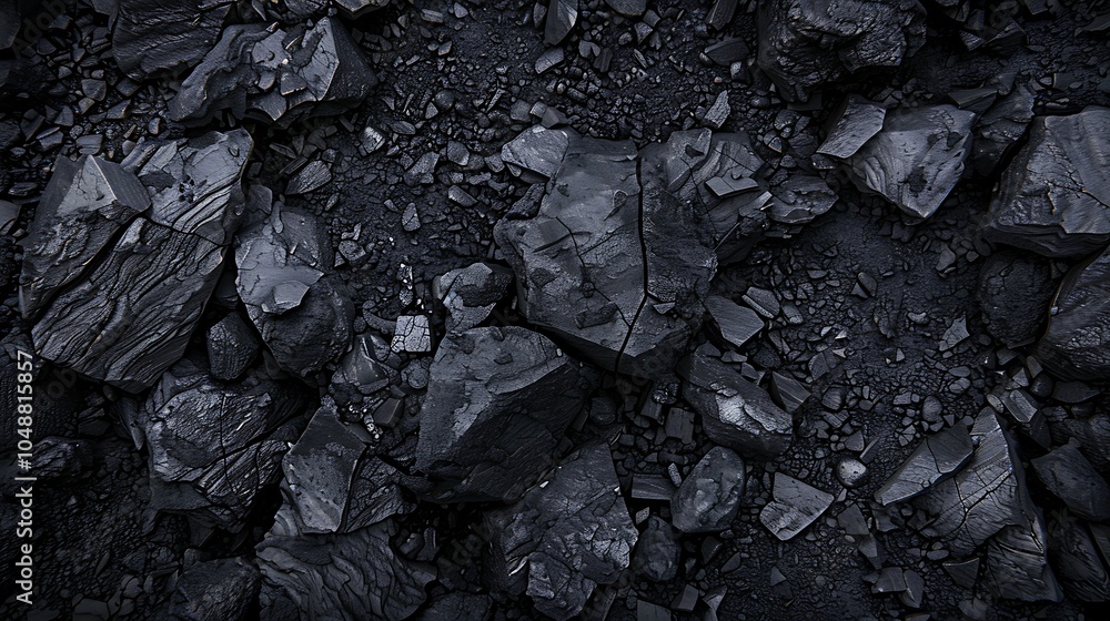 Dark coal texture background Dark coal texture background