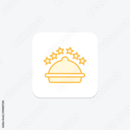 Drink Tasting duotone line icon , vector, pixel perfect, illustrator file
