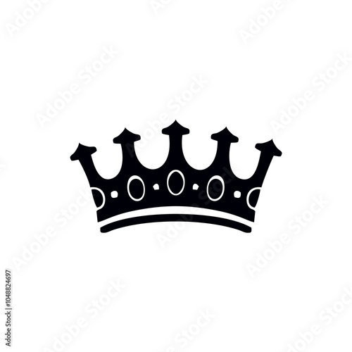 Crown of different shapes, illustration