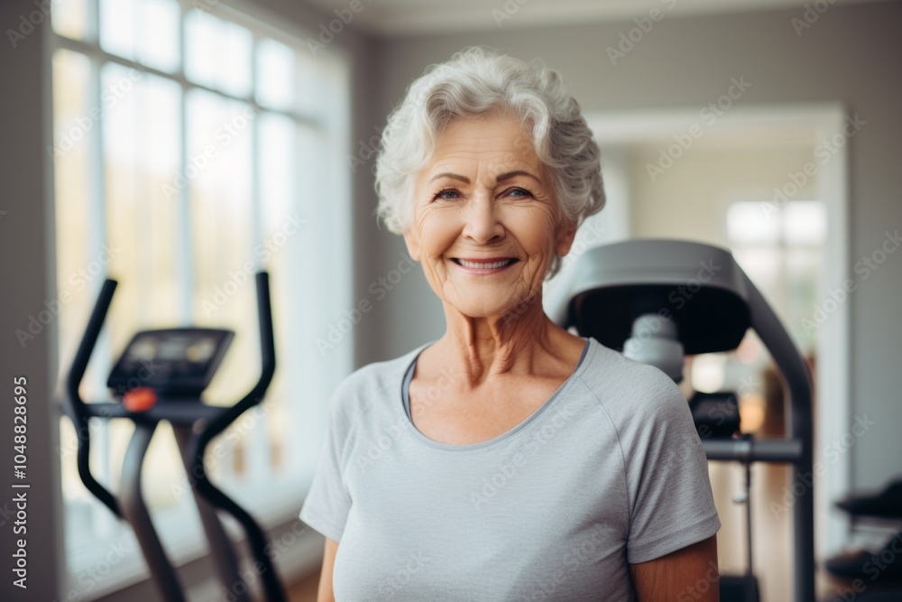 Obraz premium Portrait of a senior woman in wheelchair at nursing home