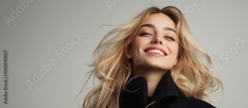 Young attractive blonde mod...