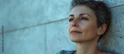 Portrait of a middle aged w...