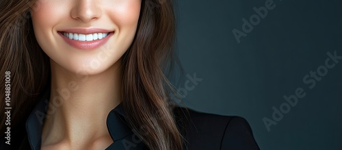 Close up of a smiling busin...