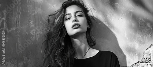 Beautiful black and white m...