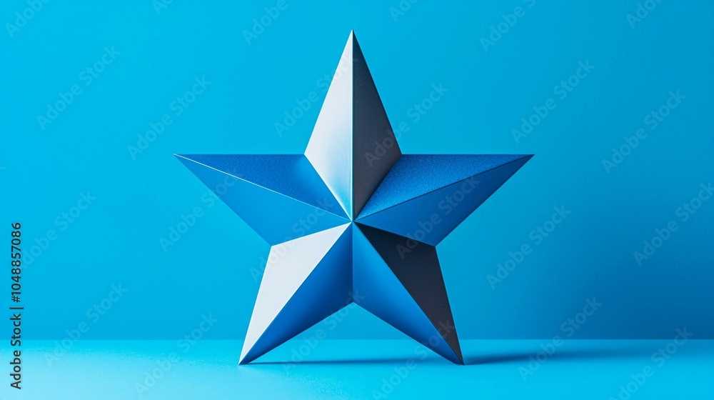 Stunning Blue Geometric Star: A Modern Graphic Element for Creative Design Projects Stunning Blue Geometric Star: A Modern Graphic Element for Creative Design Projects