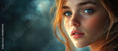 Portrait of a lovely girl. ...