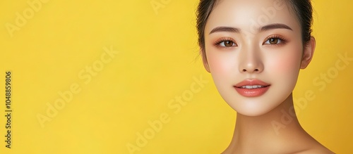 Beautiful Asian woman model...